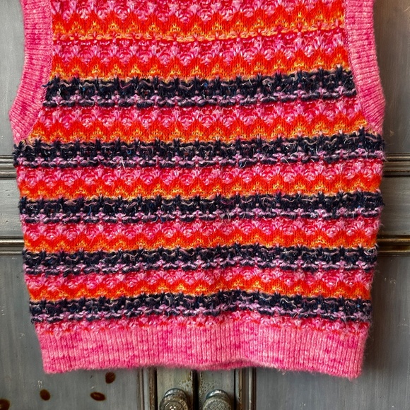 Andersson Bell Candy Crewneck Pink Vest Size L/XL - Picture 6 of 9